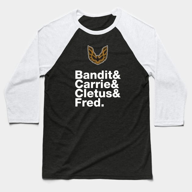 Smokey and the Bandit (One): Experimental Jetset Baseball T-Shirt by HustlerofCultures